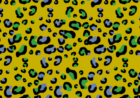 Onça pintada do Brasil - Fundo Amarelo