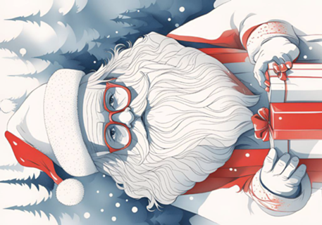 Papai Noel com Presentes