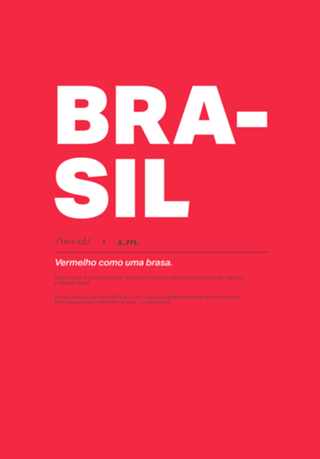 Vermelho Brasil como Brasa Copa do Mundo 2022