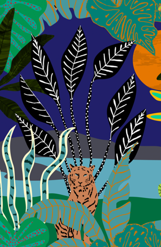 O TIGRE NA FLORESTA