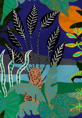 O TIGRE NA FLORESTA
