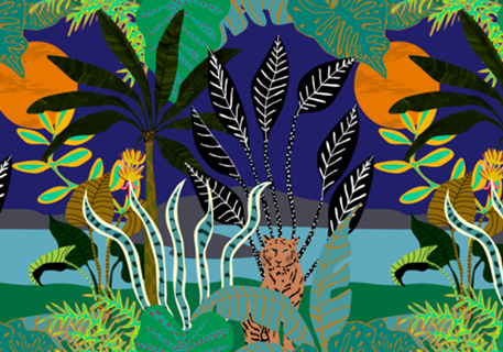 O TIGRE NA FLORESTA