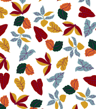 DOODLE TROPICAL WHITE