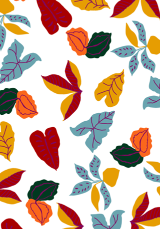 DOODLE TROPICAL WHITE