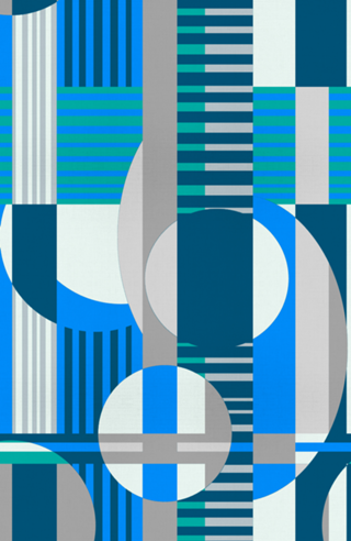 INFINITO GEOMETRICO BLUE