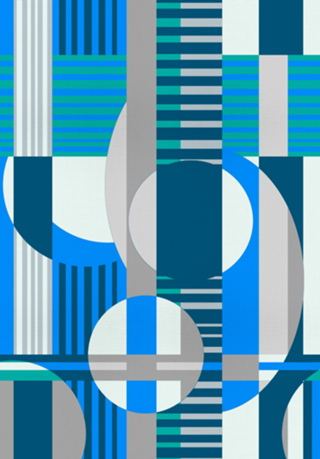 INFINITO GEOMETRICO BLUE
