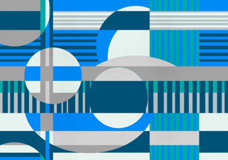 INFINITO GEOMETRICO BLUE