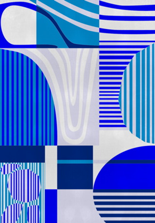 BELEZA GEOMETRICA BLUE