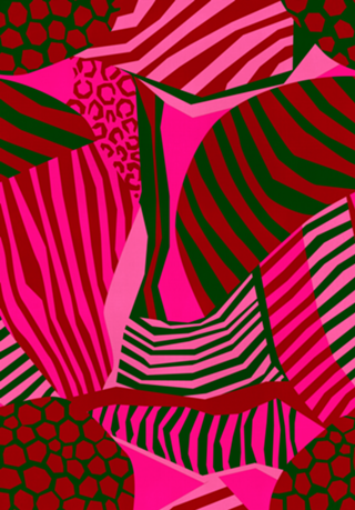 ANIMAL PRINT HOT COLOR