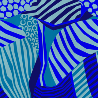 ANIMAL PRINT NAVY