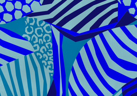 ANIMAL PRINT NAVY