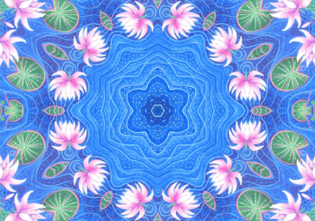 Mandala de flor de lotus