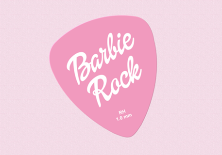 Palheta de Guitarra da Barbie