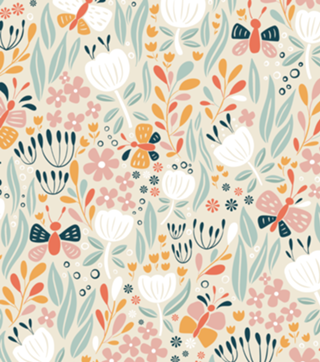 Manhã de Primavera // Floral // Rosa e Creme