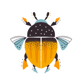 Bugs // Amarelo, Turquesa, Azul