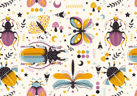Bugs // Amarelo, Turquesa, Azul