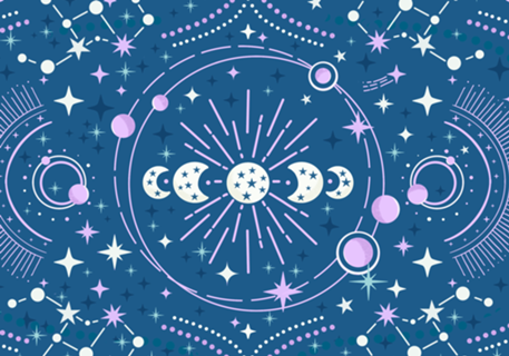 Celestial // Azul e Lilás