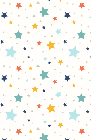 Estrelas Coloridas - Minimalista