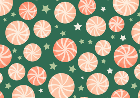 Doces de Natal // Peppermints // Verde e Coral