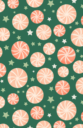 Doces de Natal // Peppermints // Verde e Coral