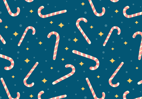 Doces Natal // Candy cane // marinho