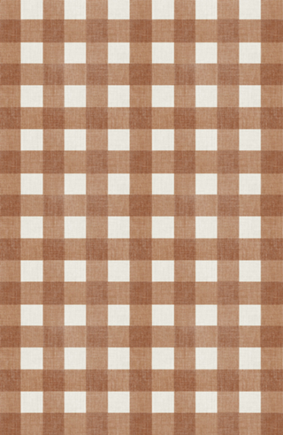 Xadrez Canela Marrom - Coleção Vicky - Gingham