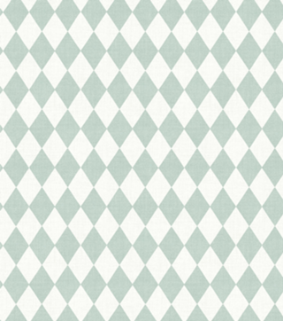 Losangos Verde Agua - Look Vintage - Harlequin