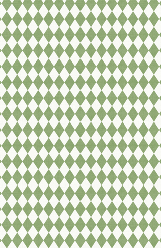 Losangos Verde Picles - Look Vintage - Harlequin