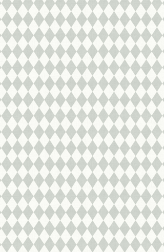 Losangos Verde Orvalho - Look Vintage - Harlequin