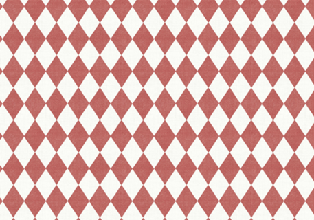 Losangos Vermelhos - Look Vintage - Harlequin