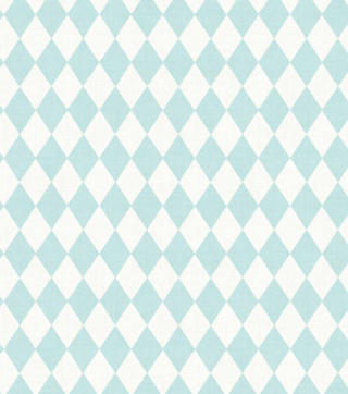 Losangos Azul Turquesa - Look Vintage - Harlequin
