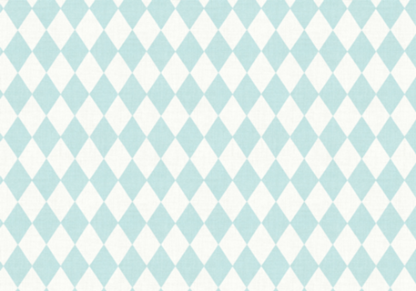 Losangos Azul Turquesa - Look Vintage - Harlequin