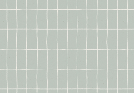 Grid Organico Verde Menta - Coleção Wabi Sabi