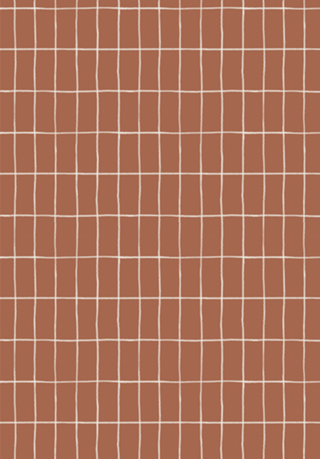 Grid Organico Terracota - Coleção Wabi Sabi