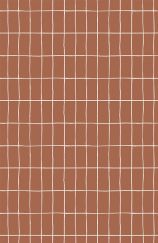 Grid Organico Terracota - Coleção Wabi Sabi