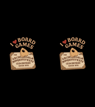 I Love Board Games Black
