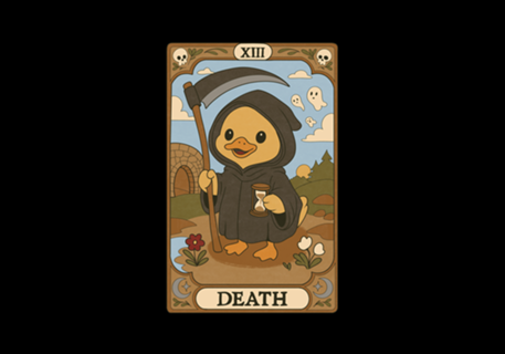 Duck Tarot - Death