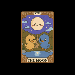 Duck Tarot - The Moon