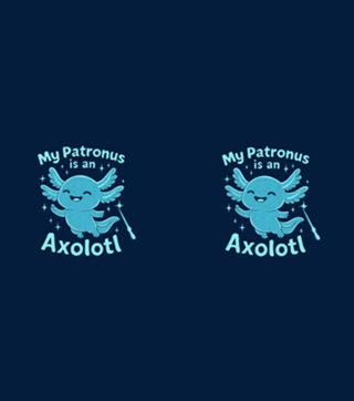 My patronus is an Axolotl