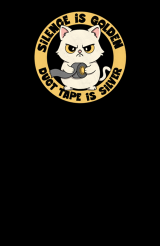 Silence is Golden. Duct tape is silver