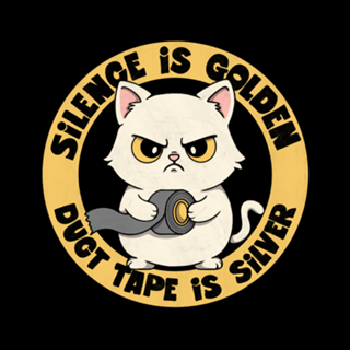 Silence is Golden. Duct tape is silver