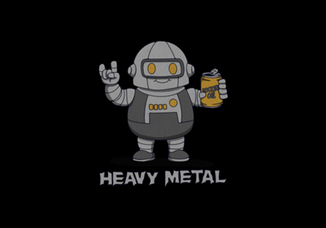 Heavy Metal Chubby Robot