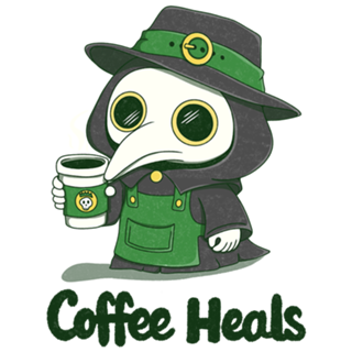 Coffee Heals – Plague Doctor