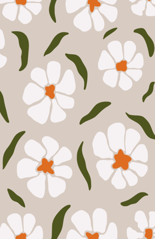 Folhas tropical boho chic