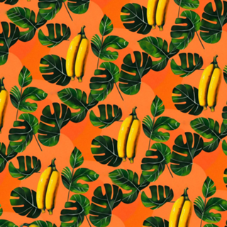 Bananas e Folhas