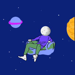 HEAD ON THE MOON