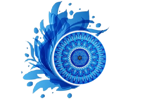 Coleção Mandala Flor da Vida Azul
