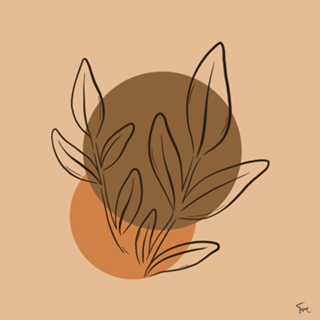 Folhas minimalistas