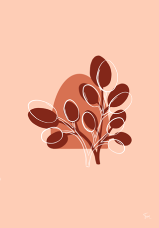 Folhas minimalistas II
