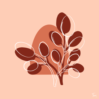 Folhas minimalistas II